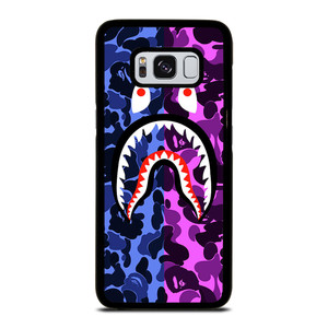 BAPE SHARK LOGO BLUE VIOLET Samsung Galaxy S8 Case BAPE SHARK LOGO BLUE VIOLET Samsung Galaxy S8 Case