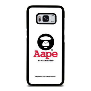 BAPE WHITE LOGO Samsung Galaxy S8 Case