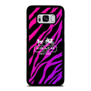 COACH NEW YORK BLACK VIOLET Samsung Galaxy S8 Case COACH NEW YORK BLACK VIOLET Samsung Galaxy S8 Case