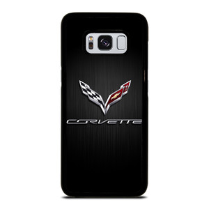 CORVETTE SYMBOLS BLACK Samsung Galaxy S8 Case CORVETTE SYMBOLS BLACK Samsung Galaxy S8 Case
