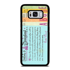DISNEY WORLD TICKET BOOK Samsung Galaxy S8 Case DISNEY WORLD TICKET BOOK Samsung Galaxy S8 Case