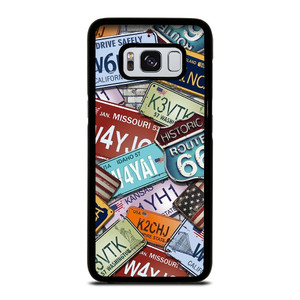 HISTORICAL ROUTE 66 NUMBER PLATE Samsung Galaxy S8 Case HISTORICAL ROUTE 66 NUMBER PLATE Samsung Galaxy S8 Case