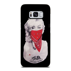 MARILYN MONROE RED BANDANA GANGSTER Samsung Galaxy S8 Case MARILYN MONROE RED BANDANA GANGSTER Samsung Galaxy S8 Case