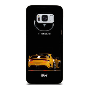 MAZDA RX7 YELLOW CARS Samsung Galaxy S8 Case