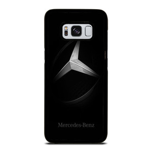 MERCEDES BENZ SIMPLE ELEGANT LOGO BLACK Samsung Galaxy S8 Case