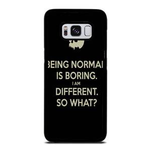 NORMAL IS BORING QUOTES Samsung Galaxy S8 Case