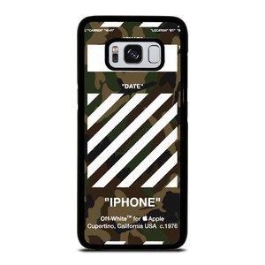OFF WHITE CAMO BACKGROUND Samsung Galaxy S8 Case