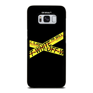 OFF WHITE LOGO STRIP Samsung Galaxy S8 Case