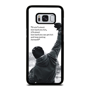 ROCKY MOTIVATIONAL QUOTES Samsung Galaxy S8 Case ROCKY MOTIVATIONAL QUOTES Samsung Galaxy S8 Case