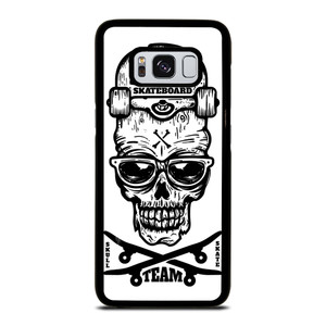 SKULL SKATEBOARD TEAM LOGO Samsung Galaxy S8 Case