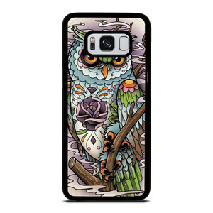 SUGAR SKULL OWL TATTO LOGO Samsung Galaxy S8 Case