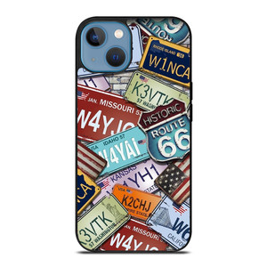 HISTORICAL ROUTE 66 NUMBER PLATE iPhone 13 Case HISTORICAL ROUTE 66 NUMBER PLATE iPhone 13 Case