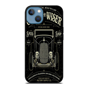 HOT RODS FACTORY VINTAGE RETRO CAR iPhone 13 Case