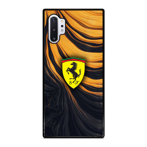 FERRARI LOGO YELLOW LIQUID Samsung Galaxy Note 10 Plus Case
