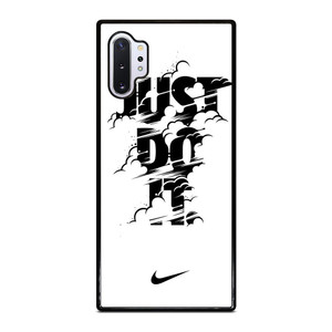 NIKE LOGO JUST DO IT GLITCH BLACK Samsung Galaxy Note 10 Plus Case
