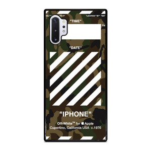 OFF WHITE CAMO BACKGROUND Samsung Galaxy Note 10 Plus Case