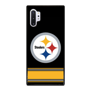 PITTSBURGH STEELERS LOGO STRIPE Samsung Galaxy Note 10 Plus Case PITTSBURGH STEELERS LOGO STRIPE Samsung Galaxy Note 10 Plus Case