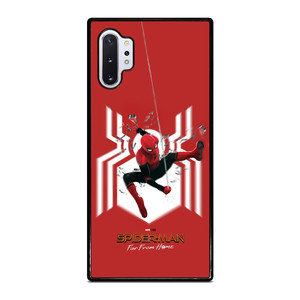 SPIDERMAN FAR FROM HOME LOGO RED ACTION Samsung Galaxy Note 10 Plus Case