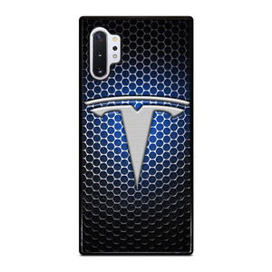 TESLA LOGO BLUE LIGHT Samsung Galaxy Note 10 Plus Case TESLA LOGO BLUE LIGHT Samsung Galaxy Note 10 Plus Case