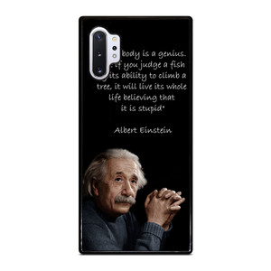 THE GENIUS ALBERT EINSTEIN QUOTE Samsung Galaxy Note 10 Plus Case THE GENIUS ALBERT EINSTEIN QUOTE Samsung Galaxy Note 10 Plus Case
