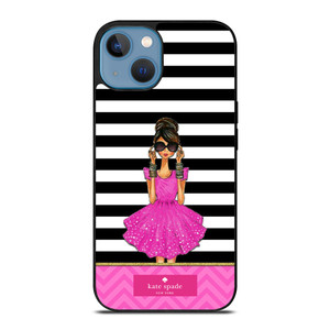 KATE SPADE PINK GIRLS iPhone 13 Case KATE SPADE PINK GIRLS iPhone 13 Case