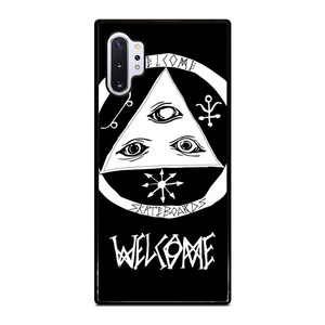 WELCOME SKATEBOARDS LOGO BLACK Samsung Galaxy Note 10 Plus Case