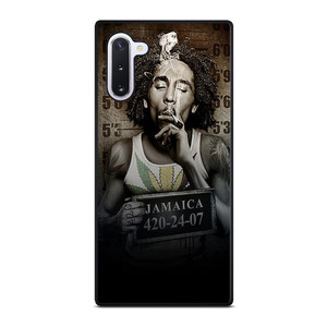 BOB MARLEY JAMAICAN MARIJUANA Samsung Galaxy Note 10 Case BOB MARLEY JAMAICAN MARIJUANA Samsung Galaxy Note 10 Case