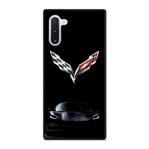 CORVETTE CAR LOGO BLACK Samsung Galaxy Note 10 Case CORVETTE CAR LOGO BLACK Samsung Galaxy Note 10 Case