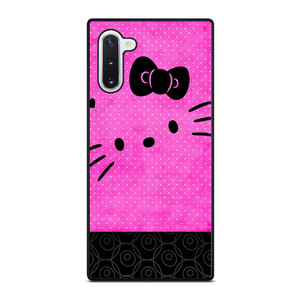 HELLO KITTY PINK BLACK Samsung Galaxy Note 10 Case