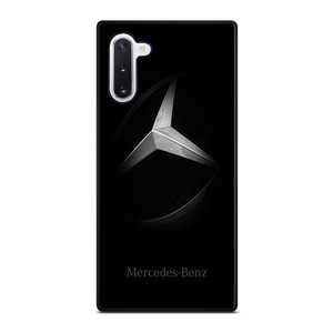 MERCEDES BENZ SIMPLE ELEGANT LOGO BLACK Samsung Galaxy Note 10 Case