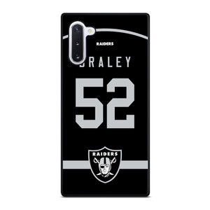 OAKLAND RAIDERS BRALEY Samsung Galaxy Note 10 Case OAKLAND RAIDERS BRALEY Samsung Galaxy Note 10 Case