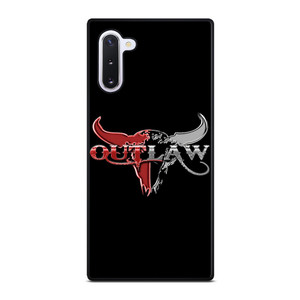 OUTLAW LOGO RED SILVER METAL Samsung Galaxy Note 10 Case