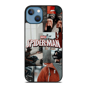 MARVEL SPIDERMAN LOGO COLAGE iPhone 13 Case MARVEL SPIDERMAN LOGO COLAGE iPhone 13 Case