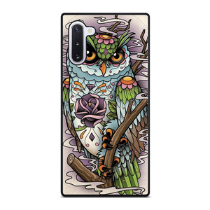 SUGAR SKULL OWL TATTO LOGO Samsung Galaxy Note 10 Case