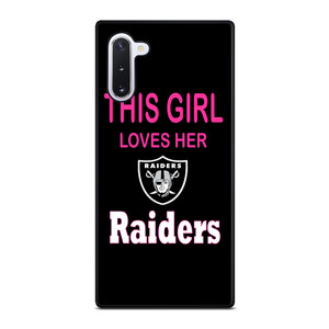 THIS GIRL LOVES THE RAIDERS Samsung Galaxy Note 10 Case THIS GIRL LOVES THE RAIDERS Samsung Galaxy Note 10 Case