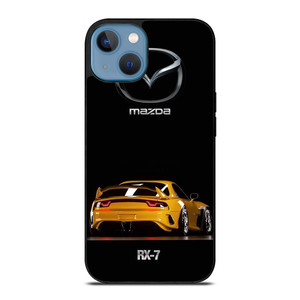 MAZDA RX7 YELLOW CARS iPhone 13 Case MAZDA RX7 YELLOW CARS iPhone 13 Case