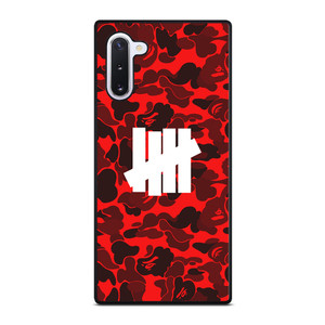UNDEFEATED BAPE CAMO RED Samsung Galaxy Note 10 Case