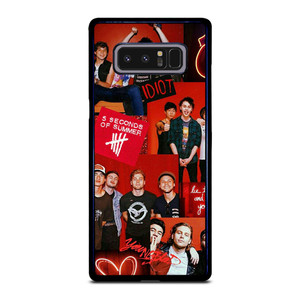 5 SECONDS OF SUMMER RED COLLAGE Samsung Galaxy Note 8 Case
