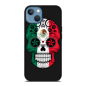 MEXICO SKULL SKELETON FLAG iPhone 13 Case