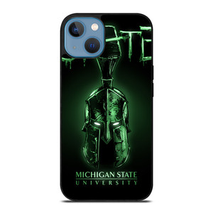MICHIGAN STATE UNIVERSITY LOGO iPhone 13 Case MICHIGAN STATE UNIVERSITY LOGO iPhone 13 Case