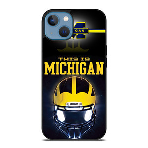 MICHIGAN WOLVERINES FOOTBALL iPhone 13 Case MICHIGAN WOLVERINES FOOTBALL iPhone 13 Case