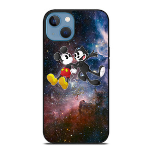 MICKEY MOUSE AND FELIX THE CAT iPhone 13 Case