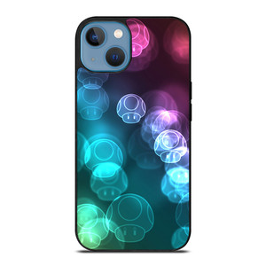 MUSHROOM NEON MARIO BROSS iPhone 13 Case MUSHROOM NEON MARIO BROSS iPhone 13 Case