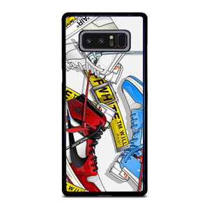 OFF WHITE AIR JORDAN SHOES Samsung Galaxy Note 8 Case