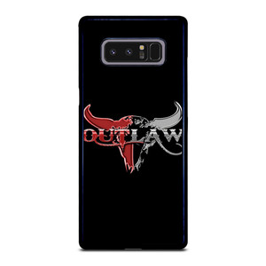 OUTLAW LOGO RED SILVER METAL Samsung Galaxy Note 8 Case