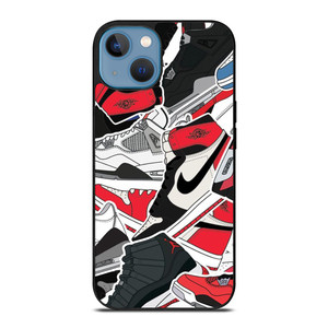 NIKE AIR JORDAN SHOES ART iPhone 13 Case NIKE AIR JORDAN SHOES ART iPhone 13 Case