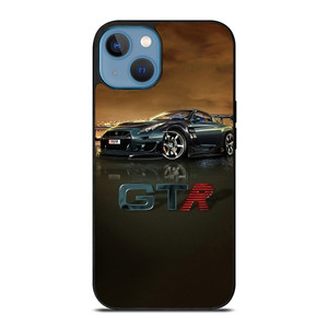 NISSAN GTR R35 SILVER GLOWING iPhone 13 Case