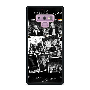 BLACK WHITE WHY DON'T WE Samsung Galaxy Note 9 Case BLACK WHITE WHY DON'T WE Samsung Galaxy Note 9 Case