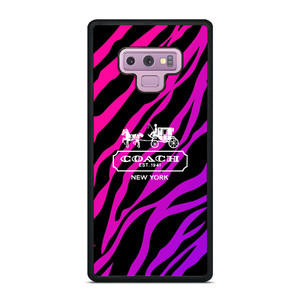 COACH NEW YORK BLACK VIOLET Samsung Galaxy Note 9 Case COACH NEW YORK BLACK VIOLET Samsung Galaxy Note 9 Case