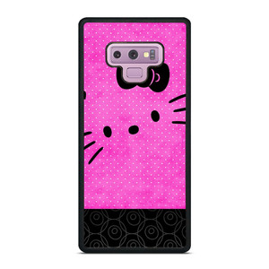 HELLO KITTY PINK BLACK Samsung Galaxy Note 9 Case